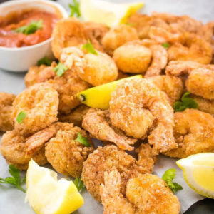 SHRIMP IN BATTER