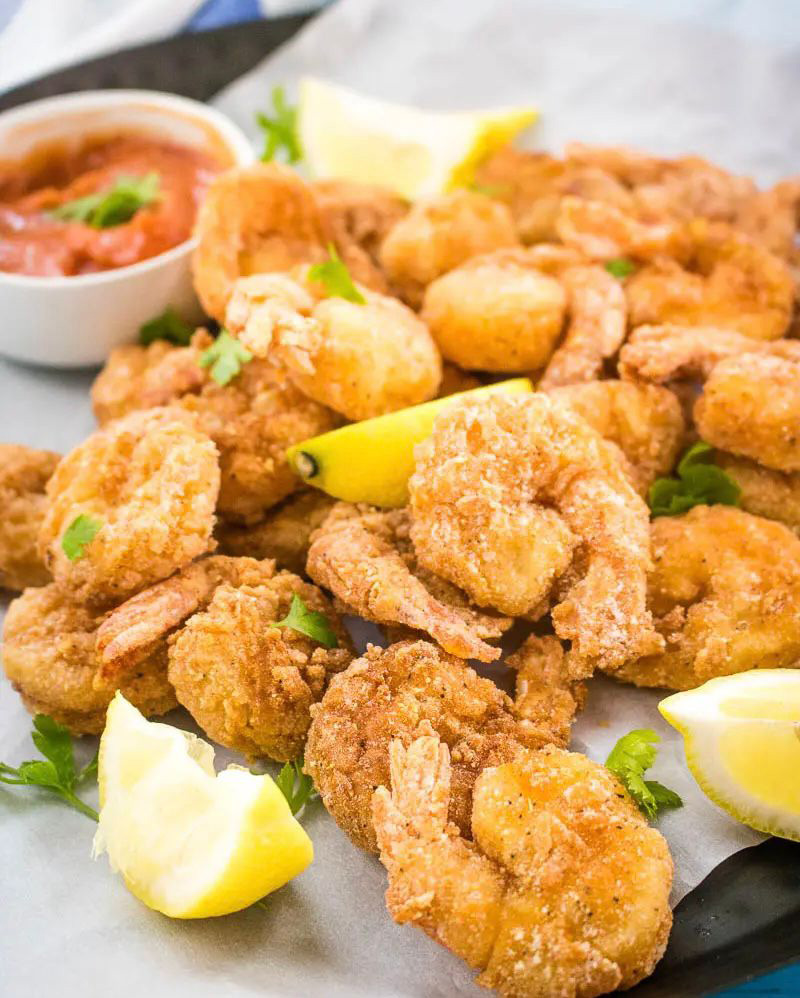 SHRIMP IN BATTER